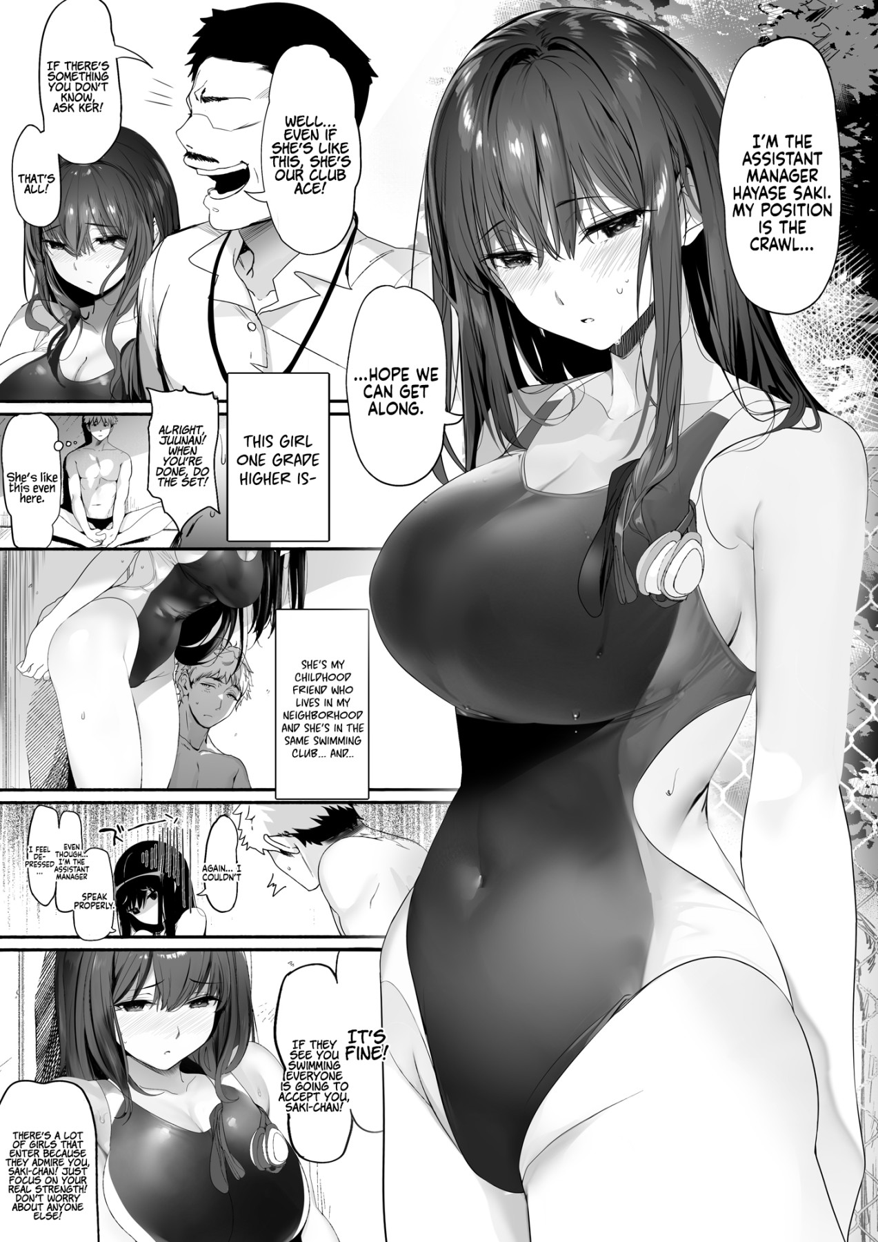 Hentai Manga Comic-The Whole Story of My Neat Childhood Friend in the Swimming Club Being Toyed With by a Dumbass-Read-3